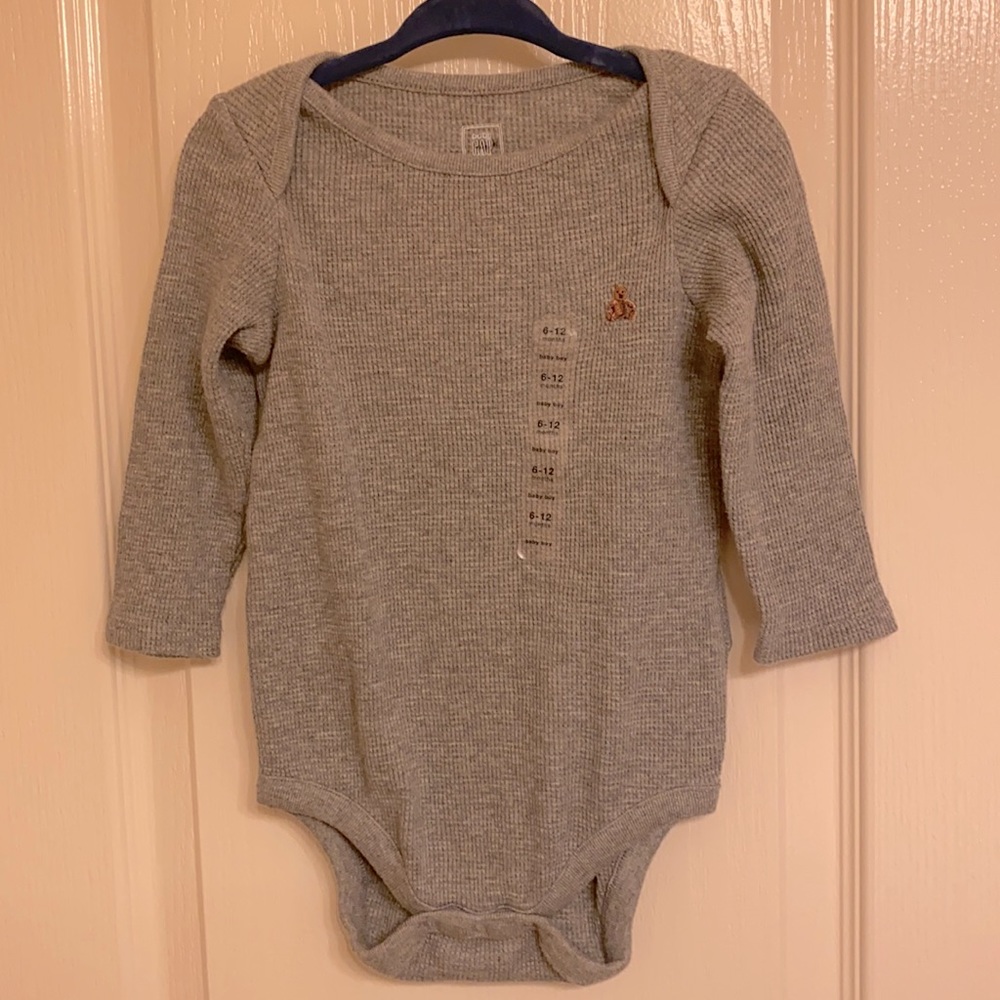 Baby boy long John onesie